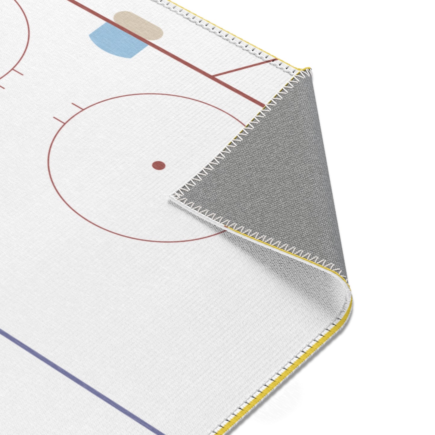 Custom Ice Hockey Floor Rug